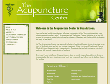 Tablet Screenshot of acupuncturecenteraz.com